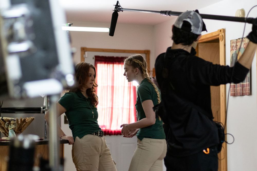Annabelle Robinson Visual Arts behind the scenes photography