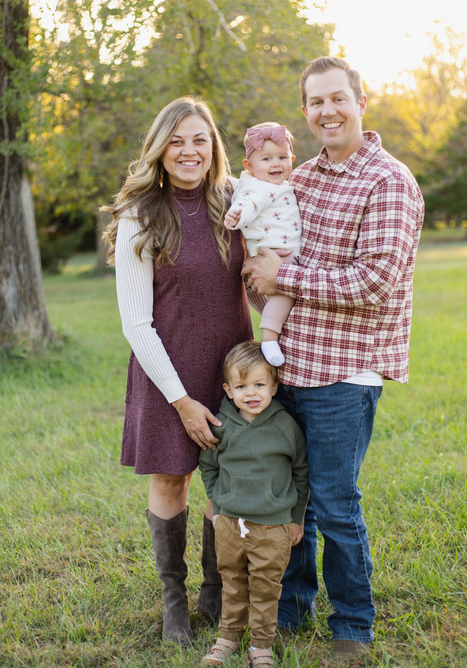 Outdoor family photo