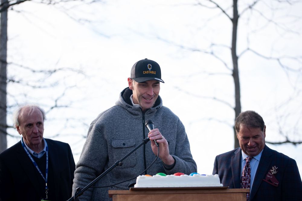 NHL Hall of Famer & Boston Bruins legend Zdeno Chara speaks at Grand Opening Belmont’s Skip Viglirolo Ice Hockey Skating Rink Leah Ramuglia