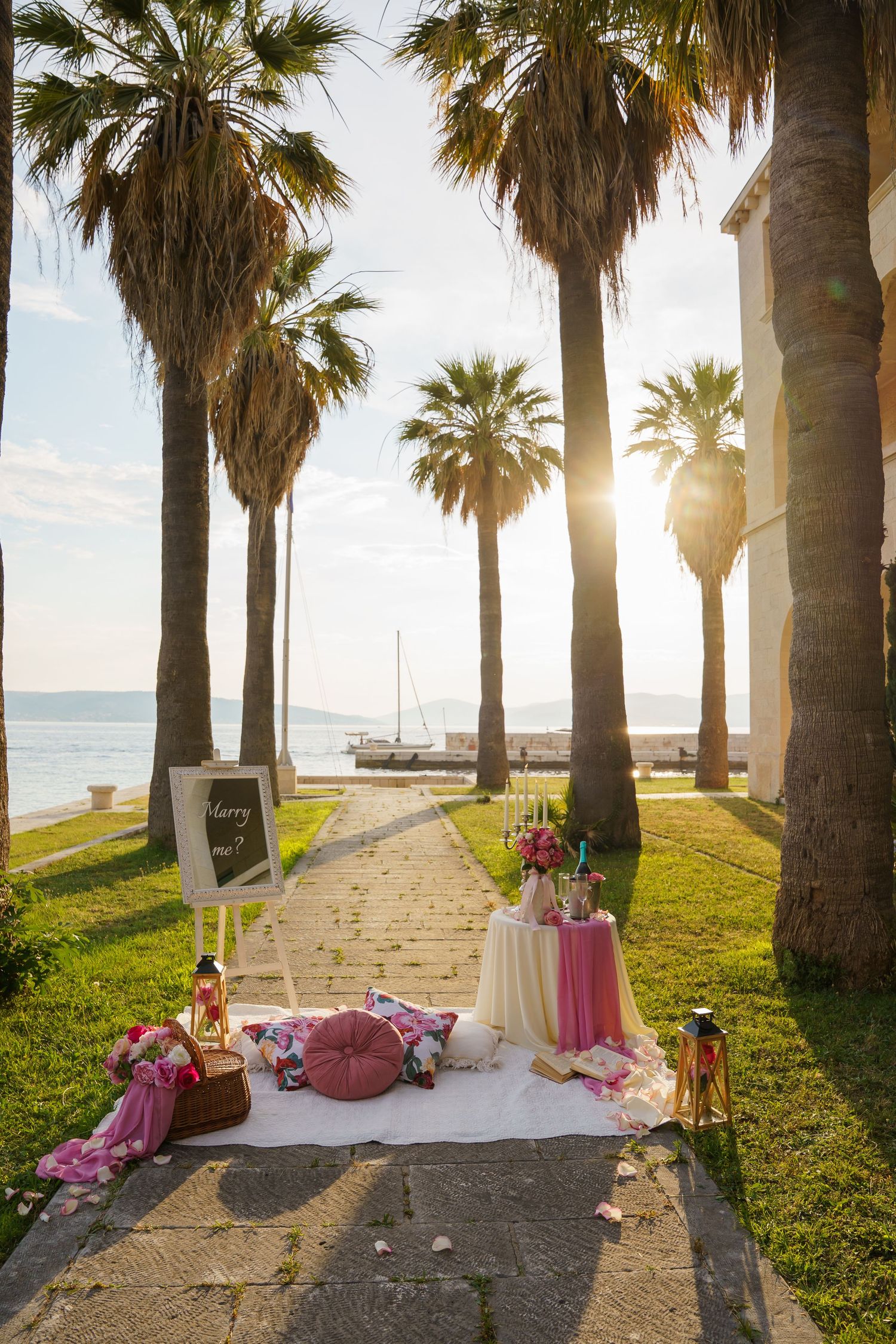 Split Croatia proposal photographer the best sunset view exclusive location in SPLIT