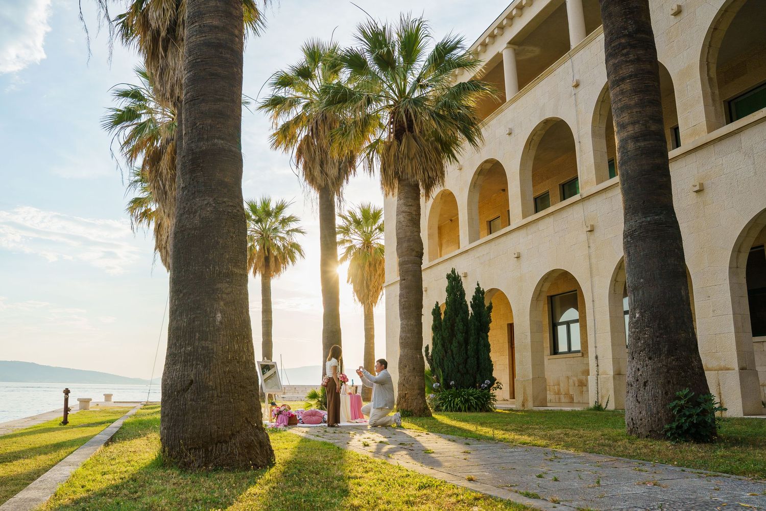 Split Croatia proposal photographer the best sunset view exclusive location in SPLIT