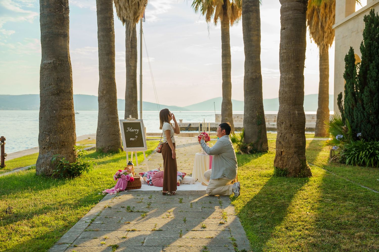 Split Croatia proposal photographer the best sunset view exclusive location in SPLIT