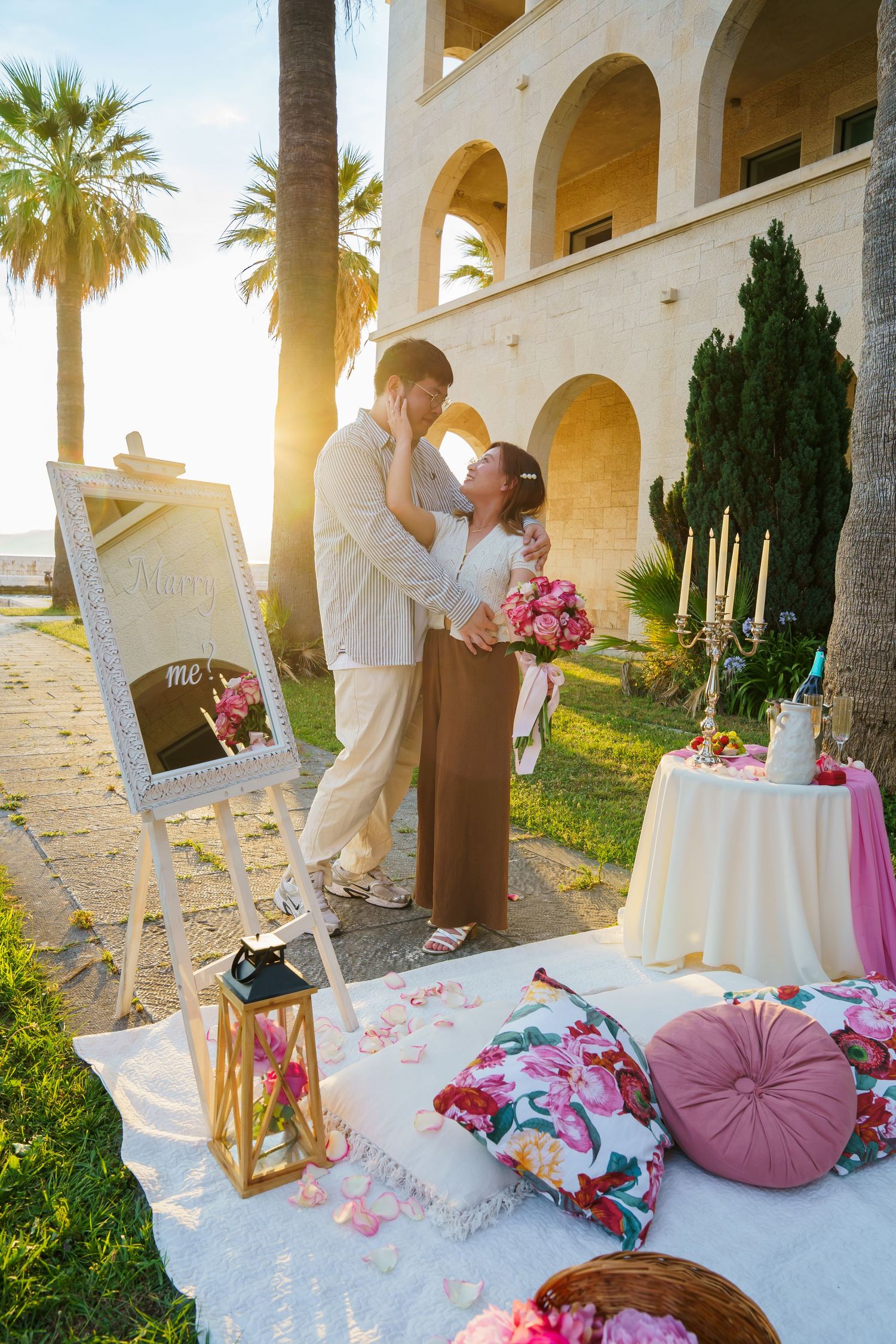 Split Croatia proposal photographer the best sunset view exclusive location in SPLIT