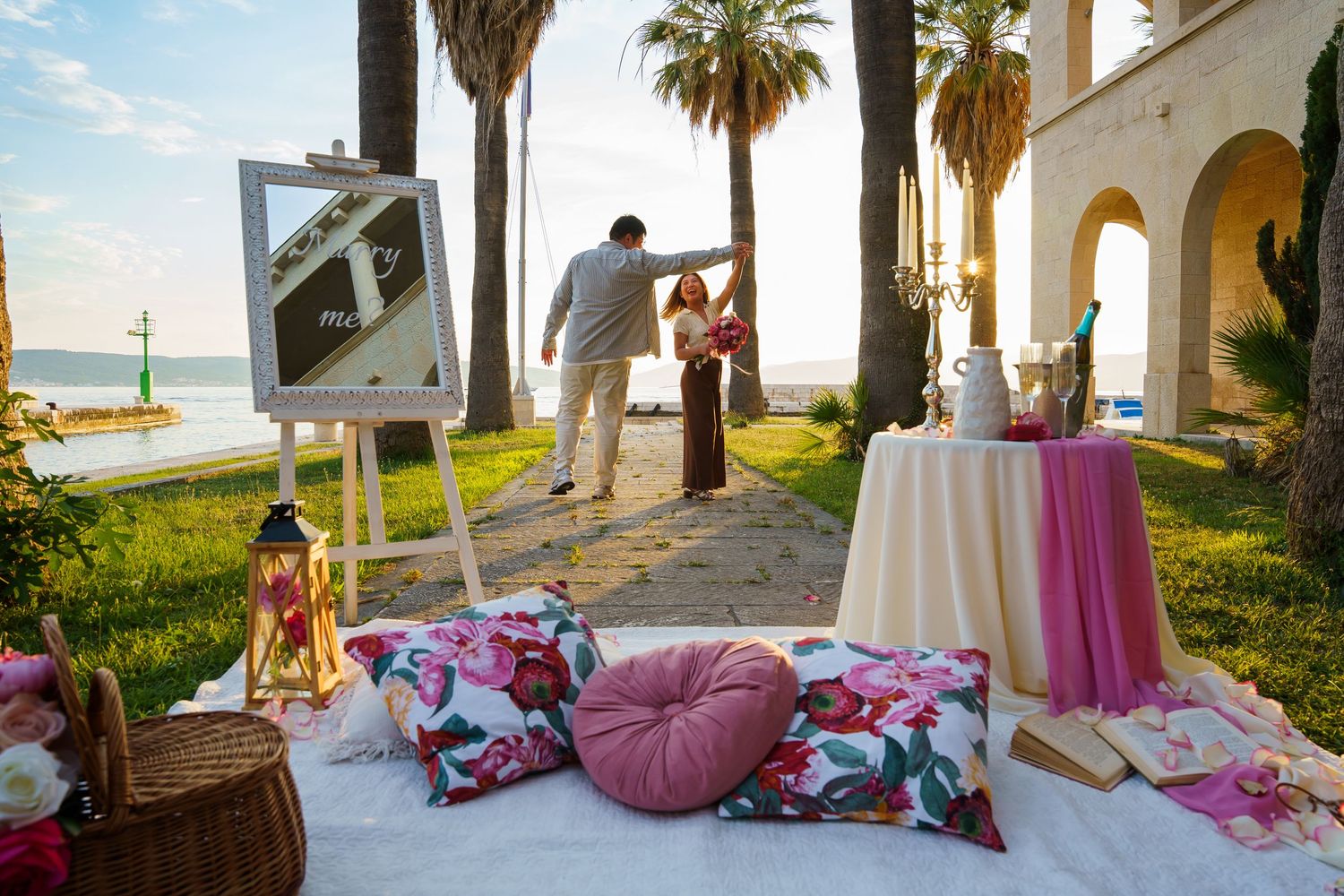 Split Croatia proposal photographer the best sunset view exclusive location in SPLIT