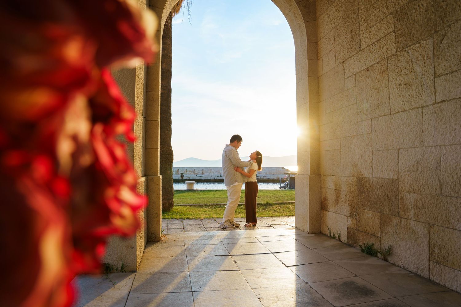 Split Croatia proposal photographer the best sunset view exclusive location in SPLIT