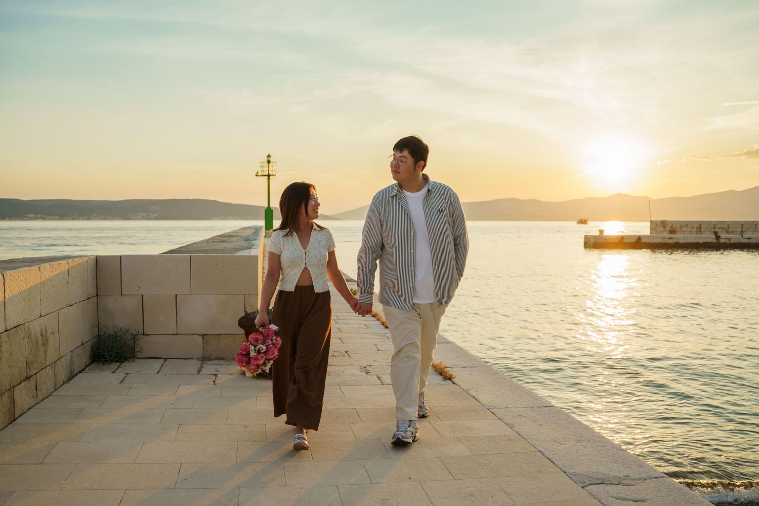 Split Croatia proposal photographer the best sunset view exclusive location in SPLIT