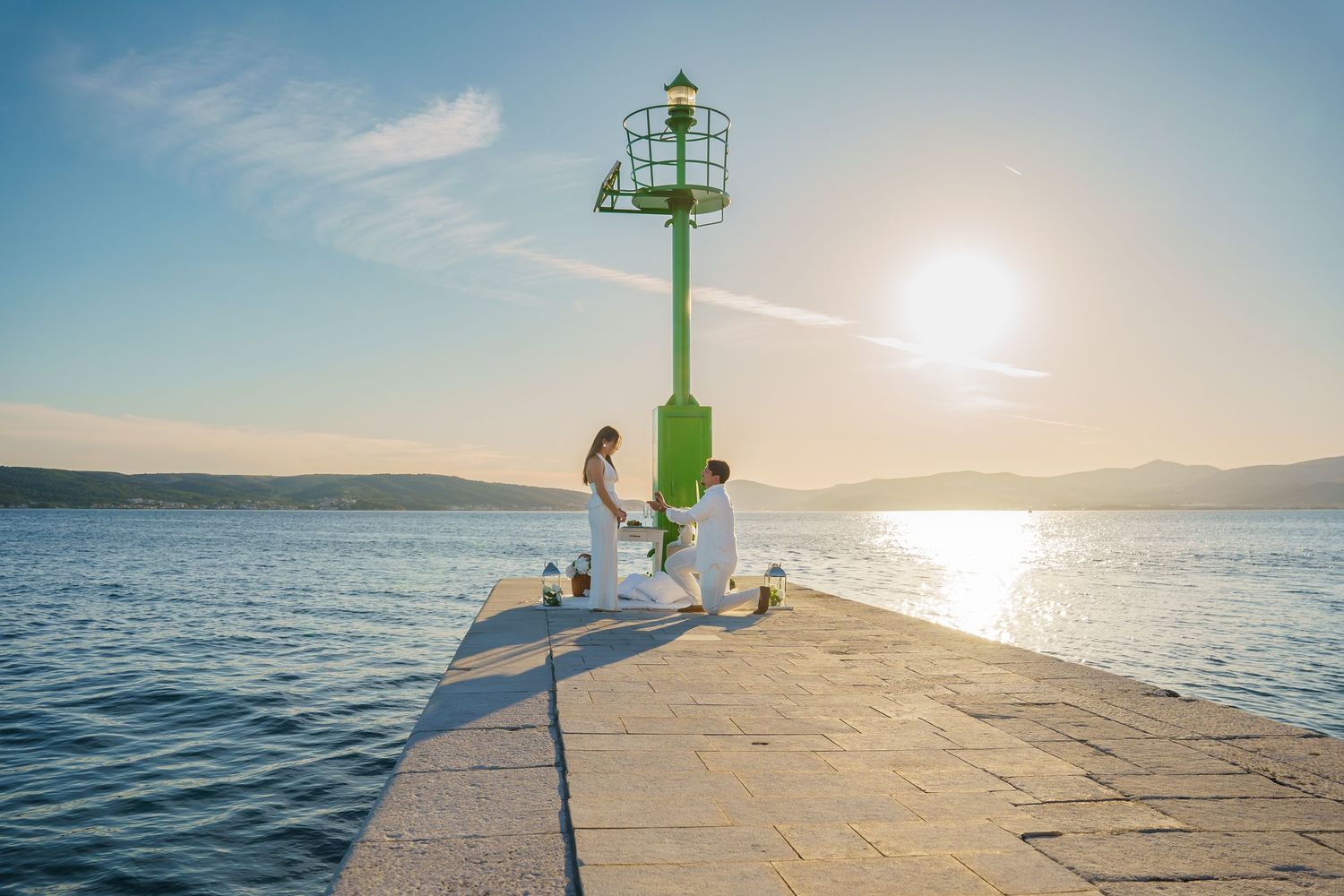 Split Croatia proposal photographer the best sunset view exclusive location in SPLIT