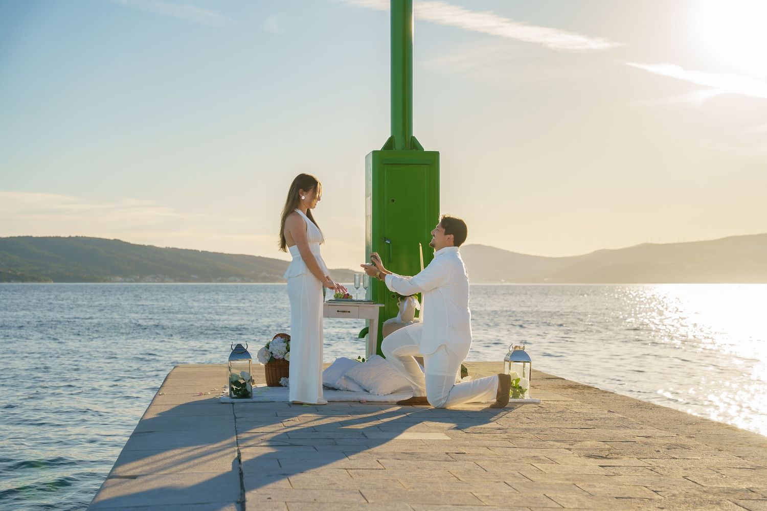 Split Croatia proposal photographer the best sunset view exclusive location in SPLIT