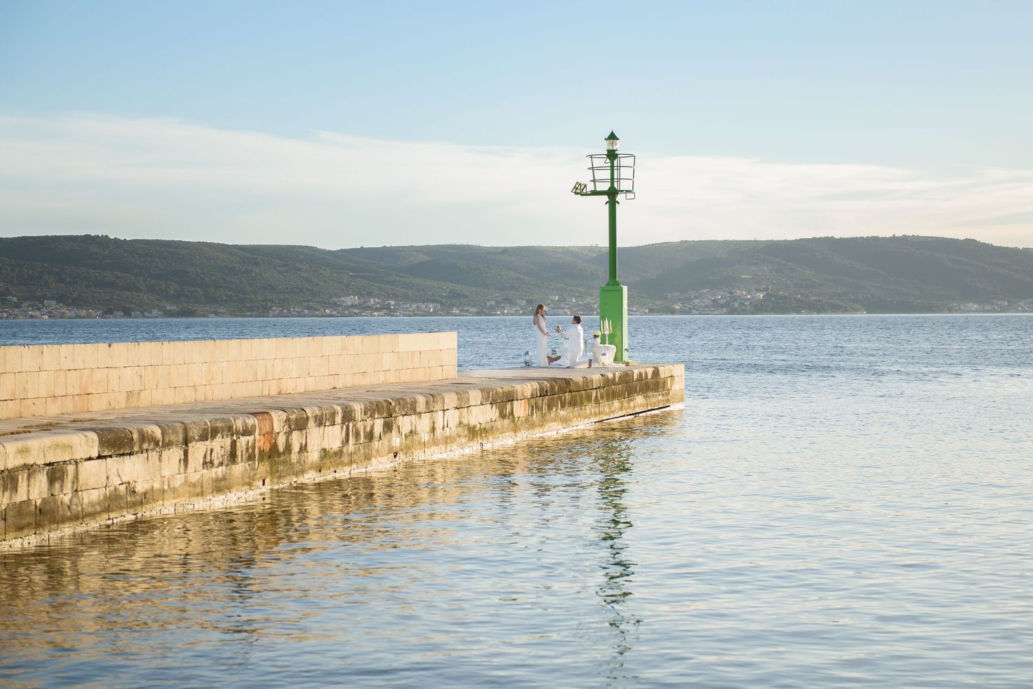 Split Croatia proposal photographer the best sunset view exclusive location in SPLIT