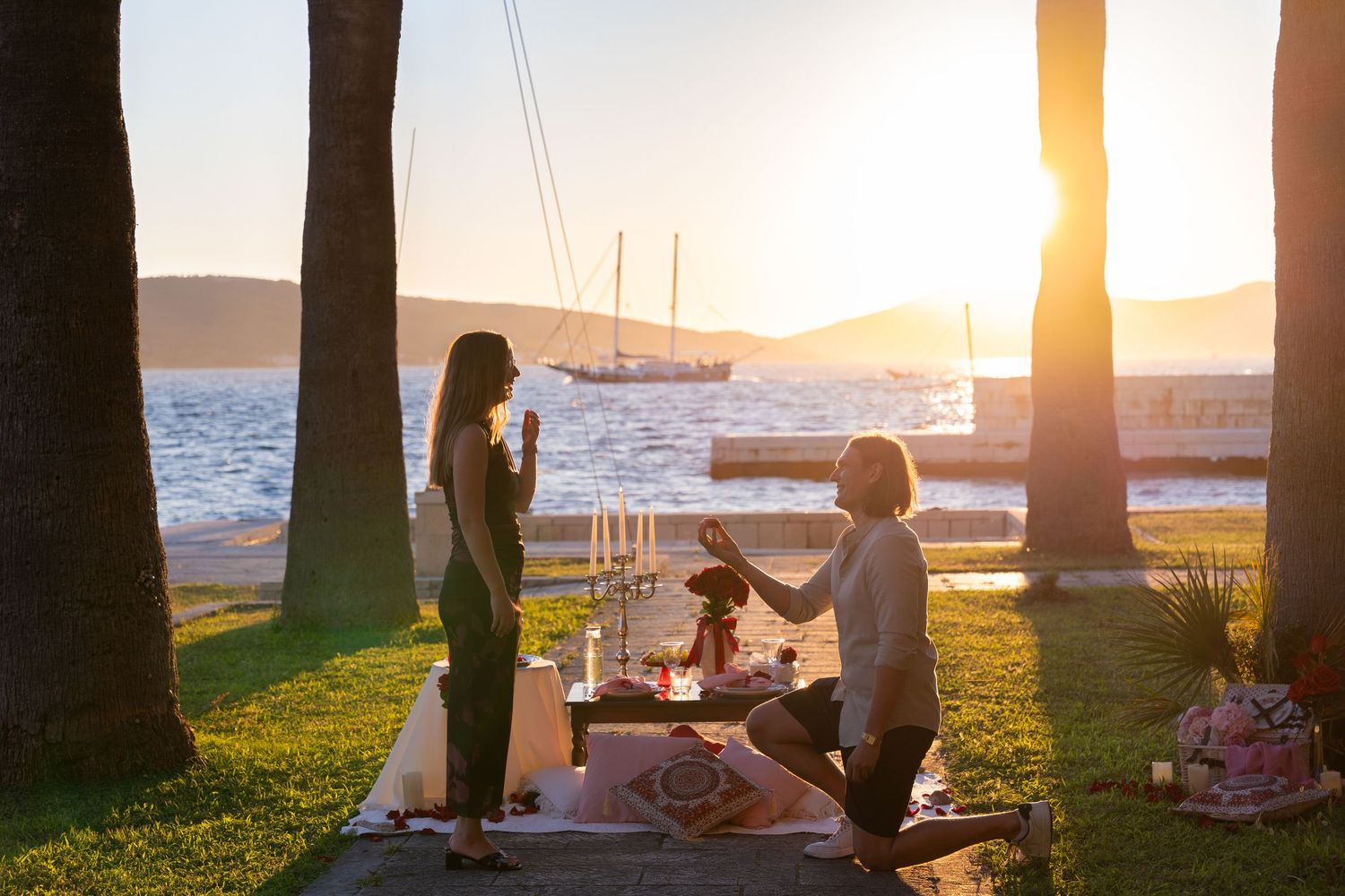 Split Croatia proposal photographer the best sunset view exclusive location in SPLIT