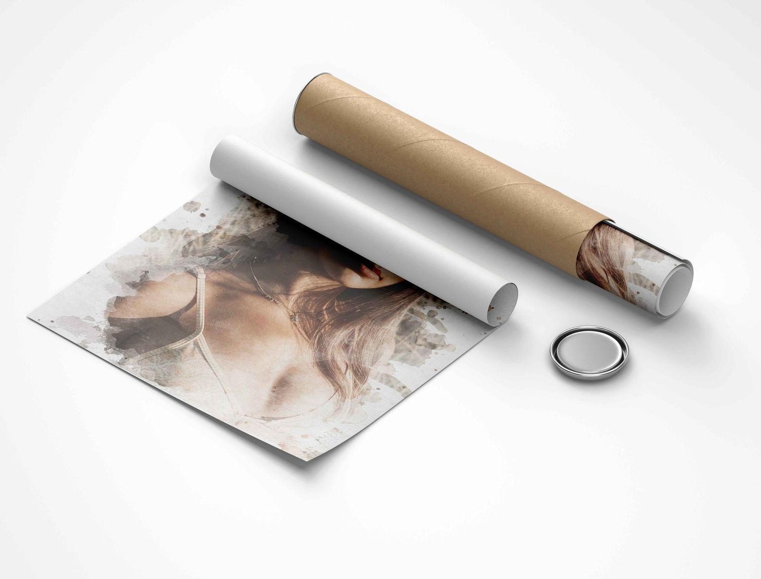 Foto artística para decoração, feita a partir duma fotografia simples de retrato. Ideal para decorar uma parede. Enviamos pelo correio.