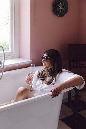 Bridal portrait at La Cotte Franschhoek cottage