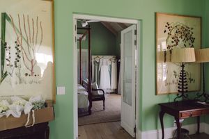 Brides and bridesmaids getting ready at La Cotte cottage in Franschhoek