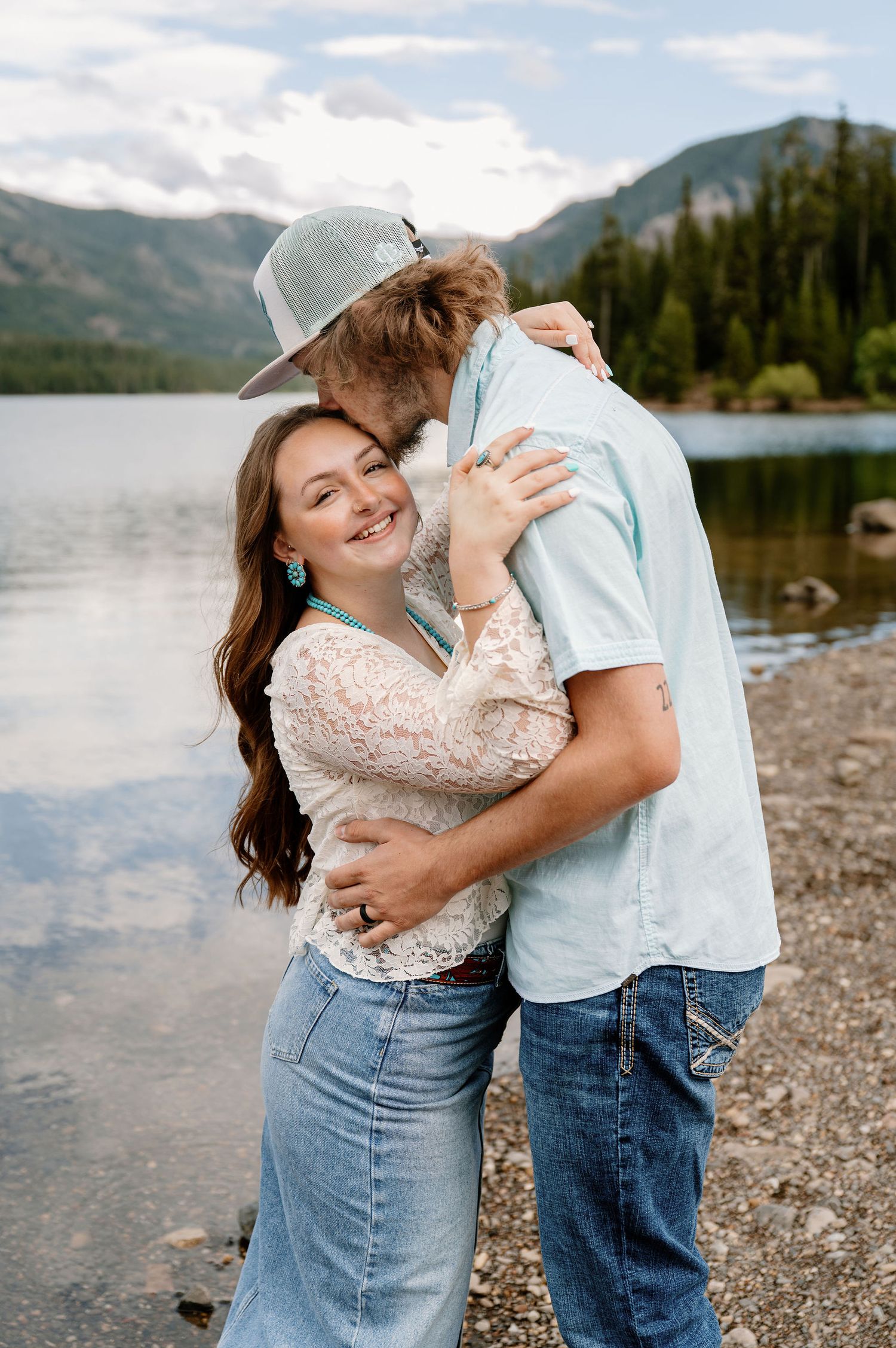 Lakeside Montana Engagement Photos