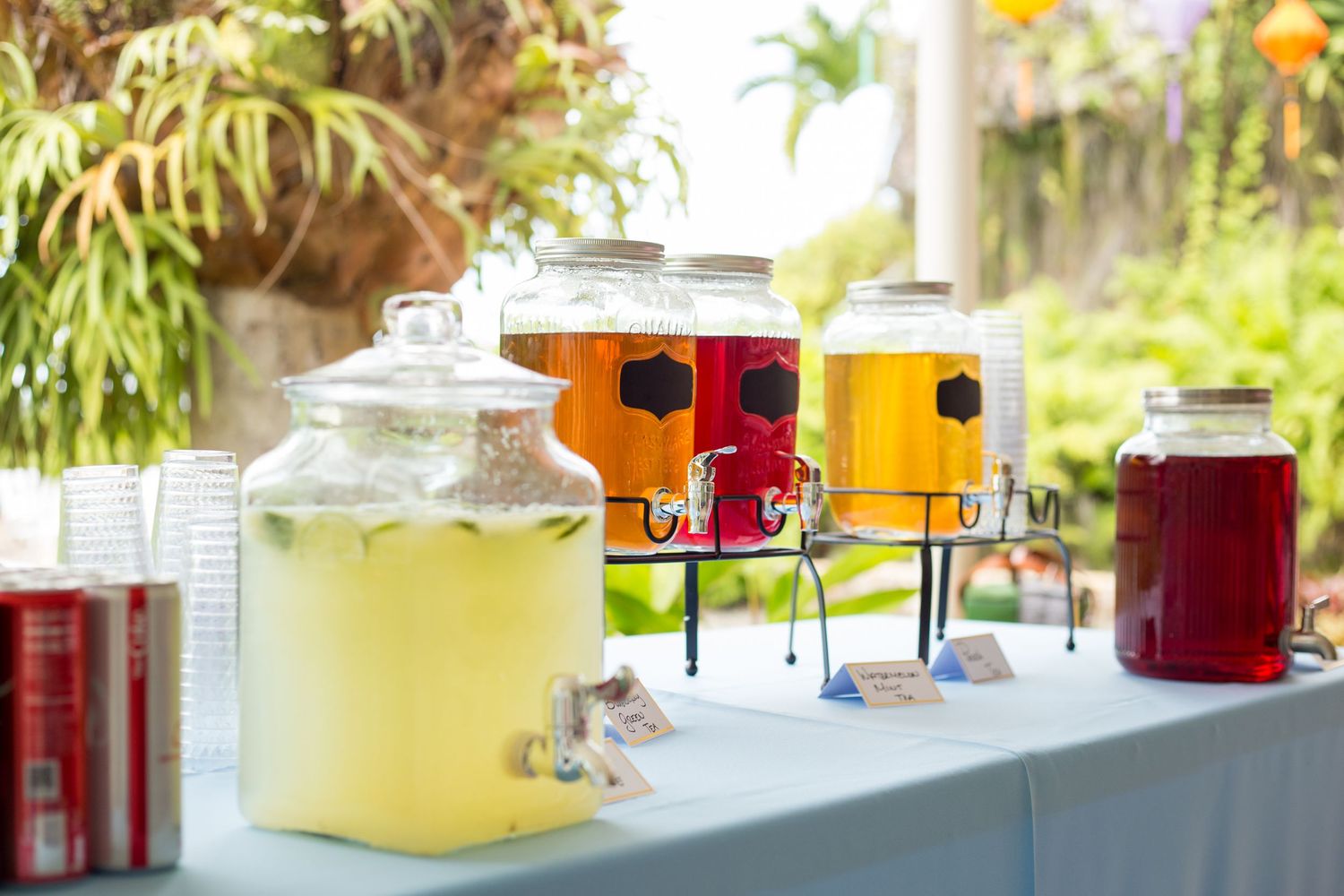 Drinks. Kids birthday party in Guaynabo, Puerto Rico.