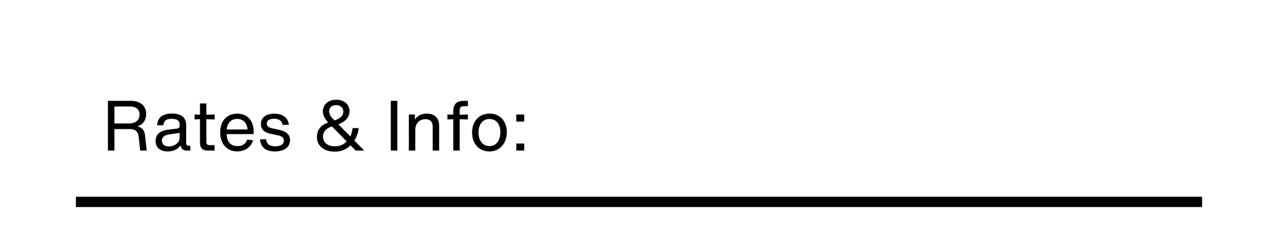 A simple chart showing hotel rates and other price information on a white background.