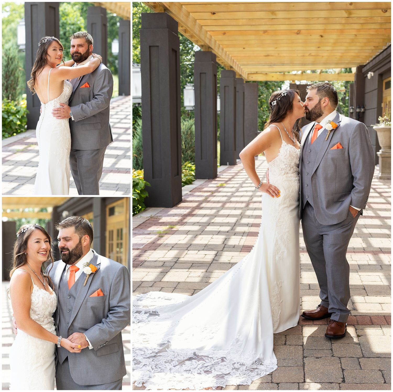 villa venezia wedding ny bride and groom