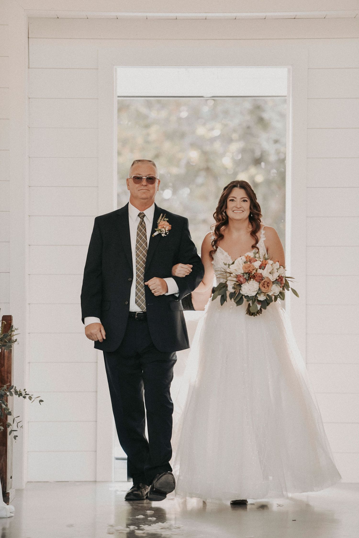 Rustic chapel ceremony North Texas wedding venue