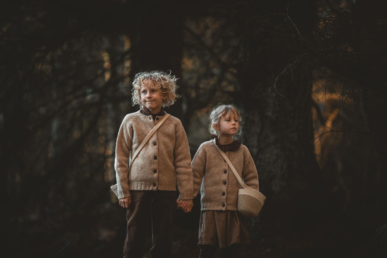 Children's shoot in the forest by The Grizzly Forager Studio