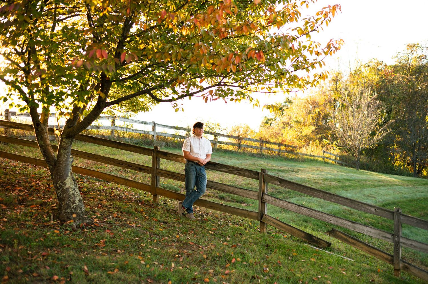 Outside senior portrait