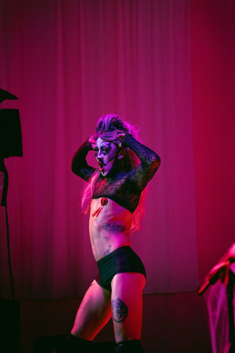 Photographie spectacle drag show Nagyri, Clermont-Ferrand