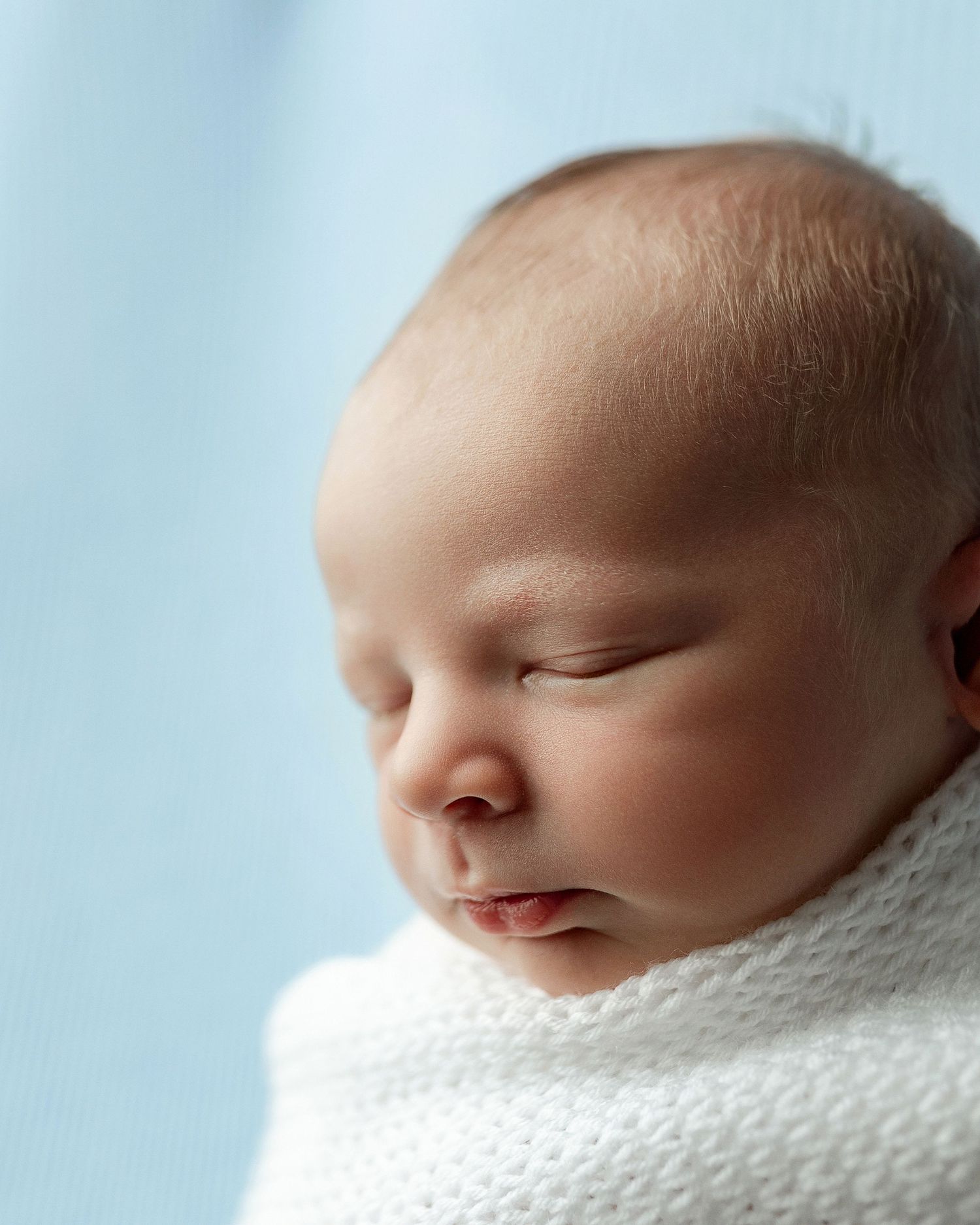 Profile shot of newborn. Greenville SC newborn, Easley SC newborn, Upstate Sc newborn, Greenville newborn