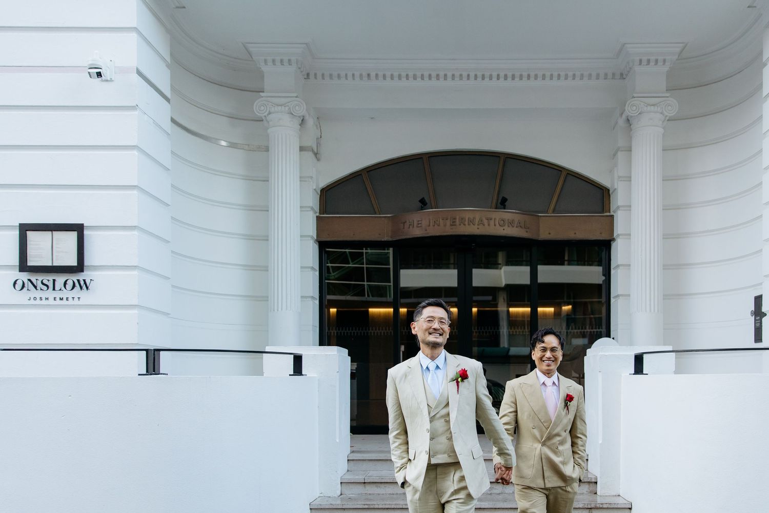 Inclusive Auckland wedding photographer capturing a same-sex couple