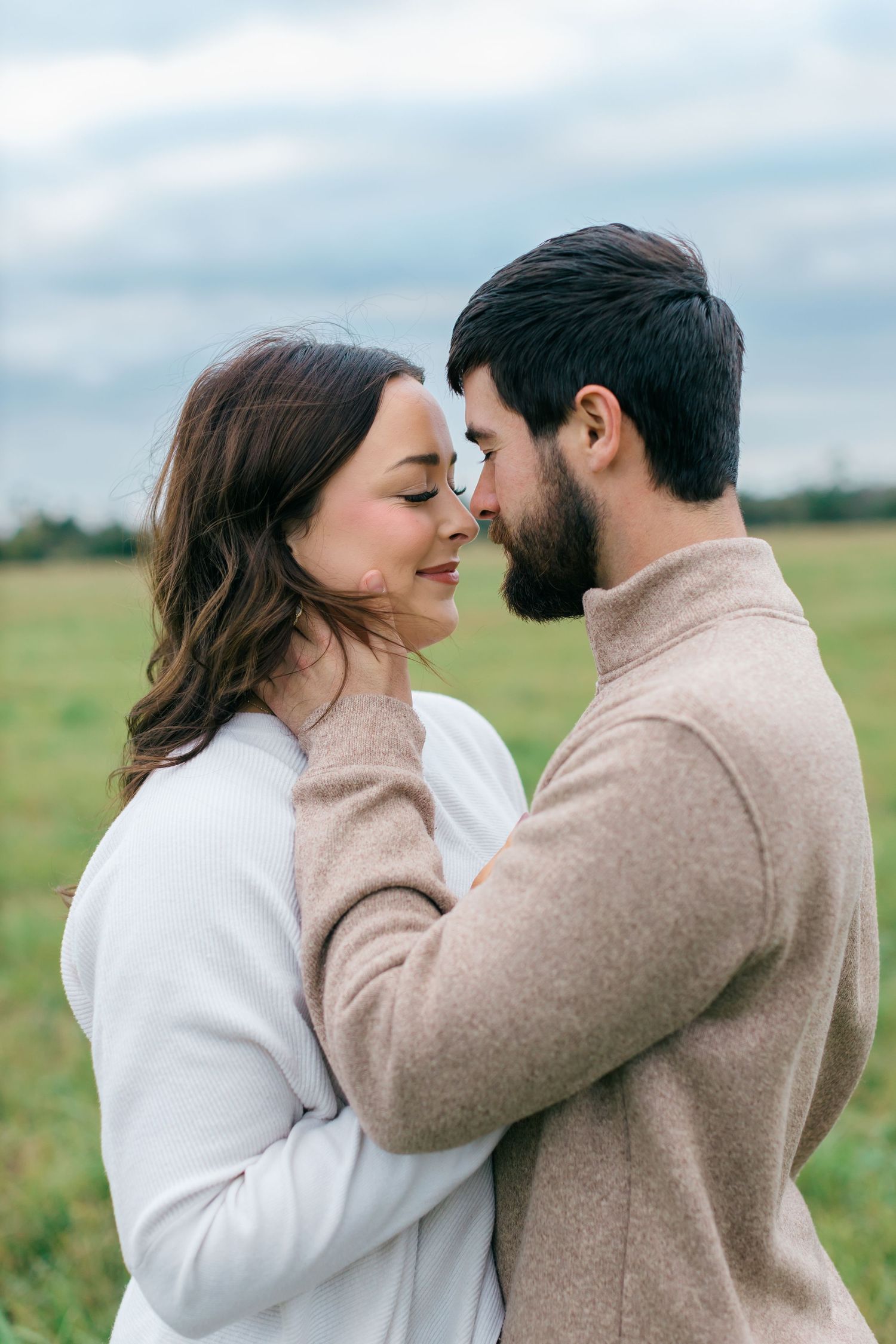 Couples in field Orange tx