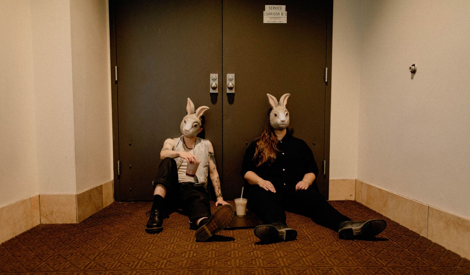 creepy rabbits are back! happy Hello-ween