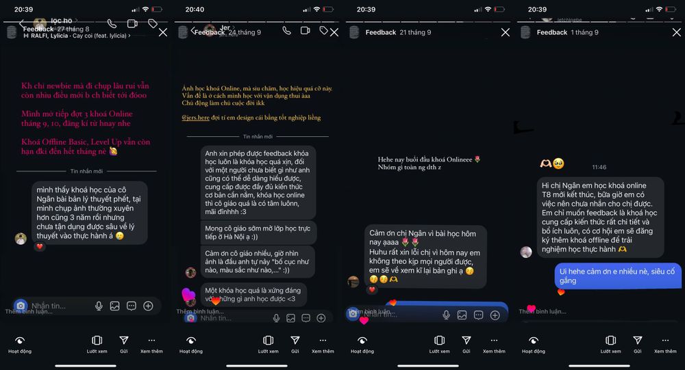 Feedback học viên