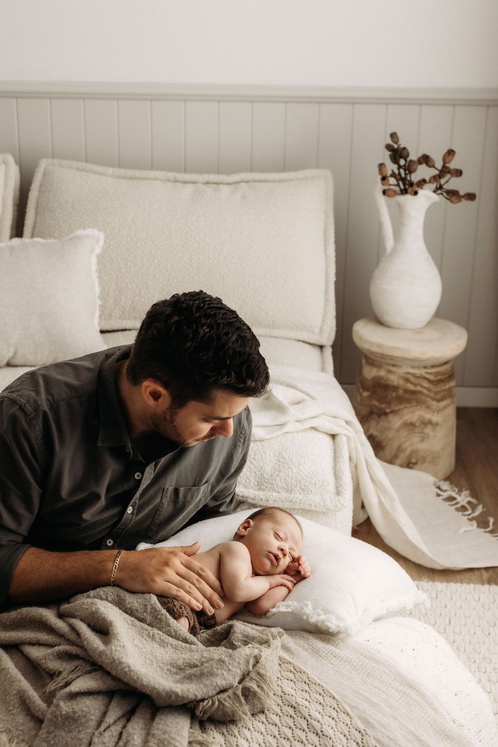 Natural Studio Newborn Photographer Gold Coast