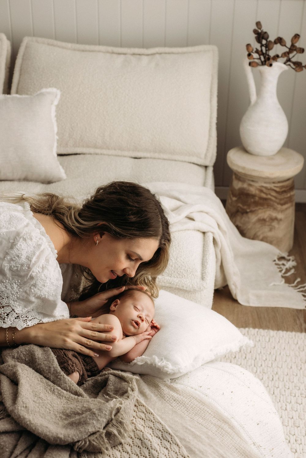 Natural Studio Newborn Photographer Gold Coast