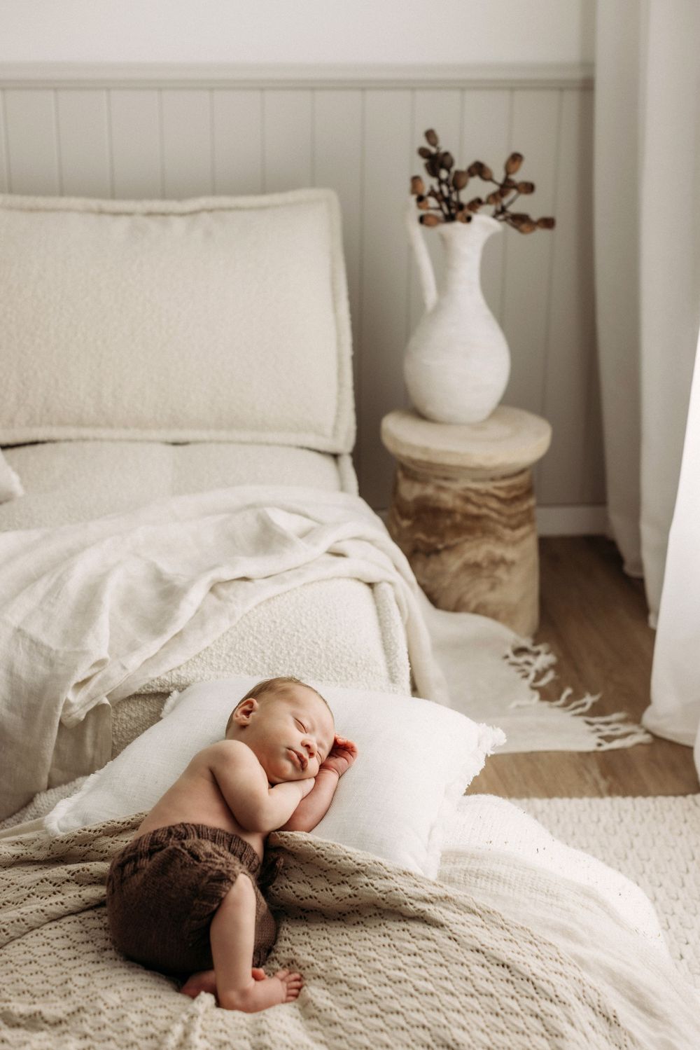 Natural Studio Newborn Photographer Gold Coast