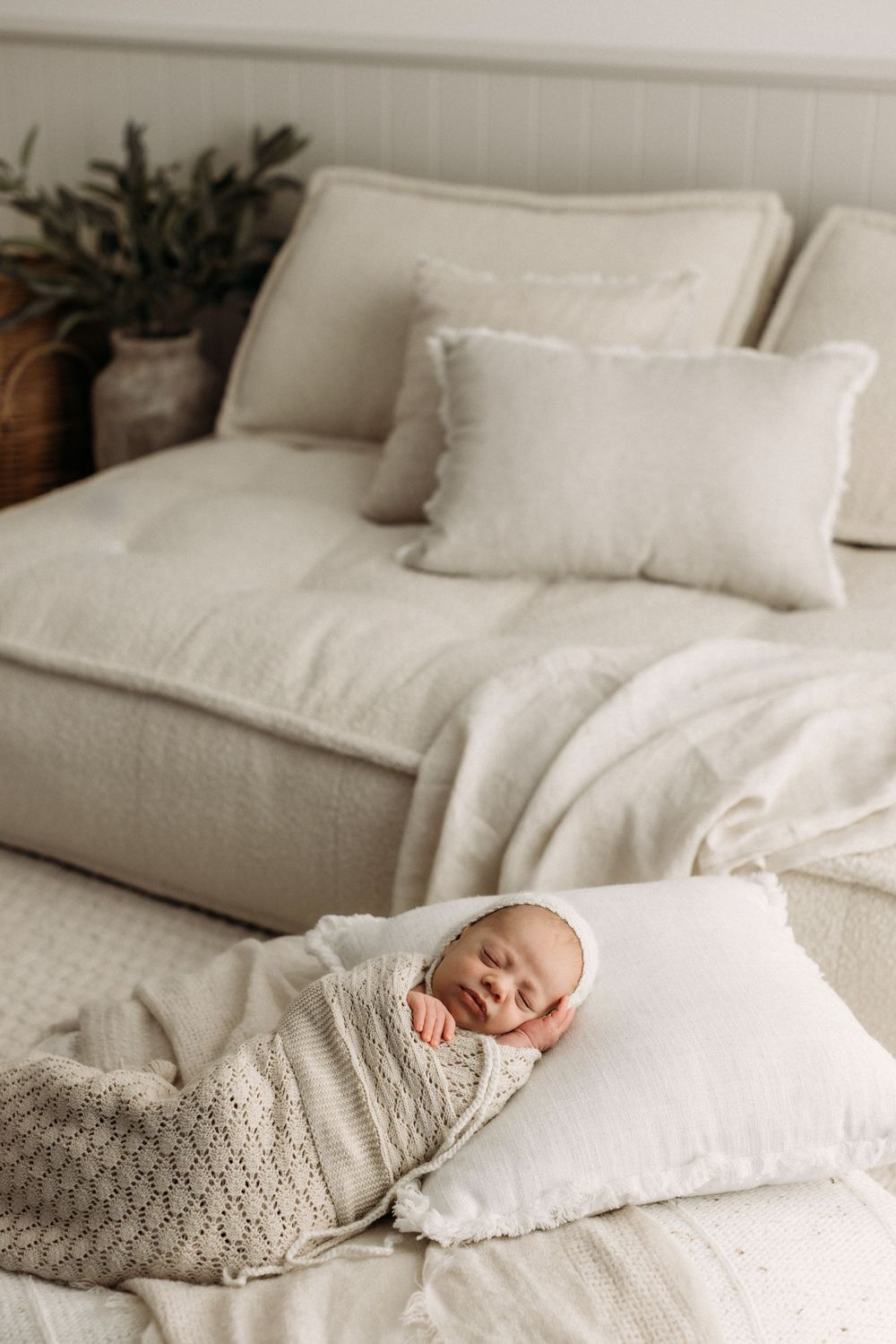 Natural Studio Newborn Photographer Gold Coast