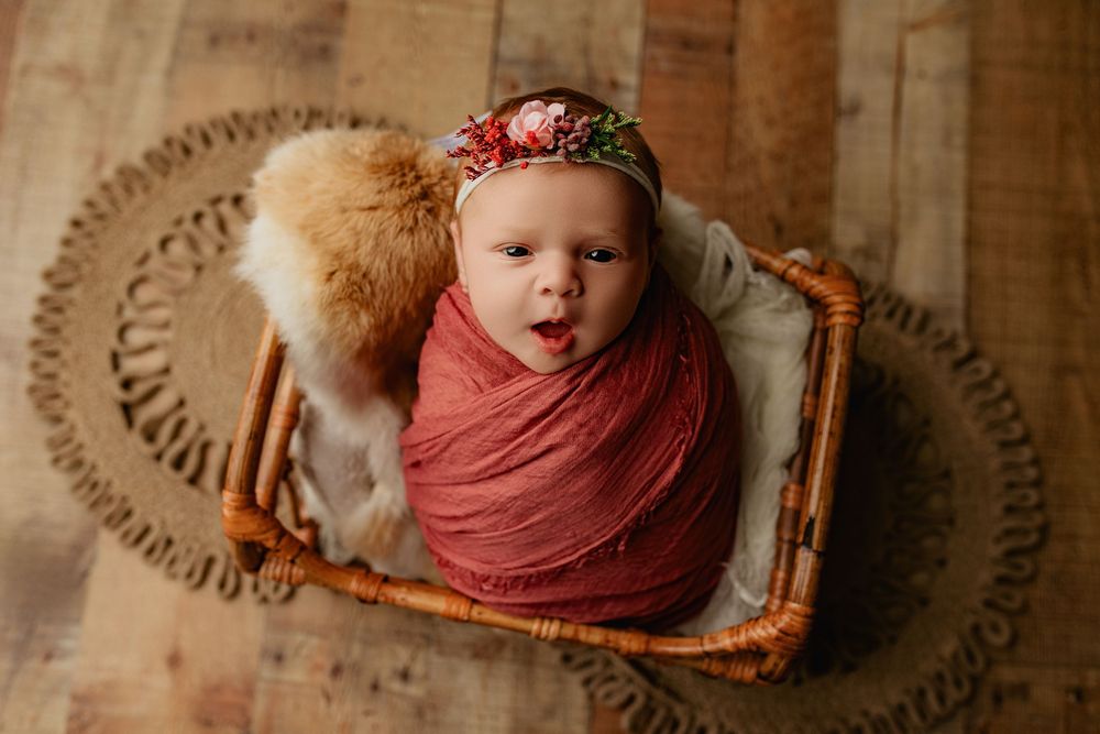 Bailey's Photography | Chillicothe Ohio | Newborn Photographer | Southern Ohio | Studio Baby Girl Session