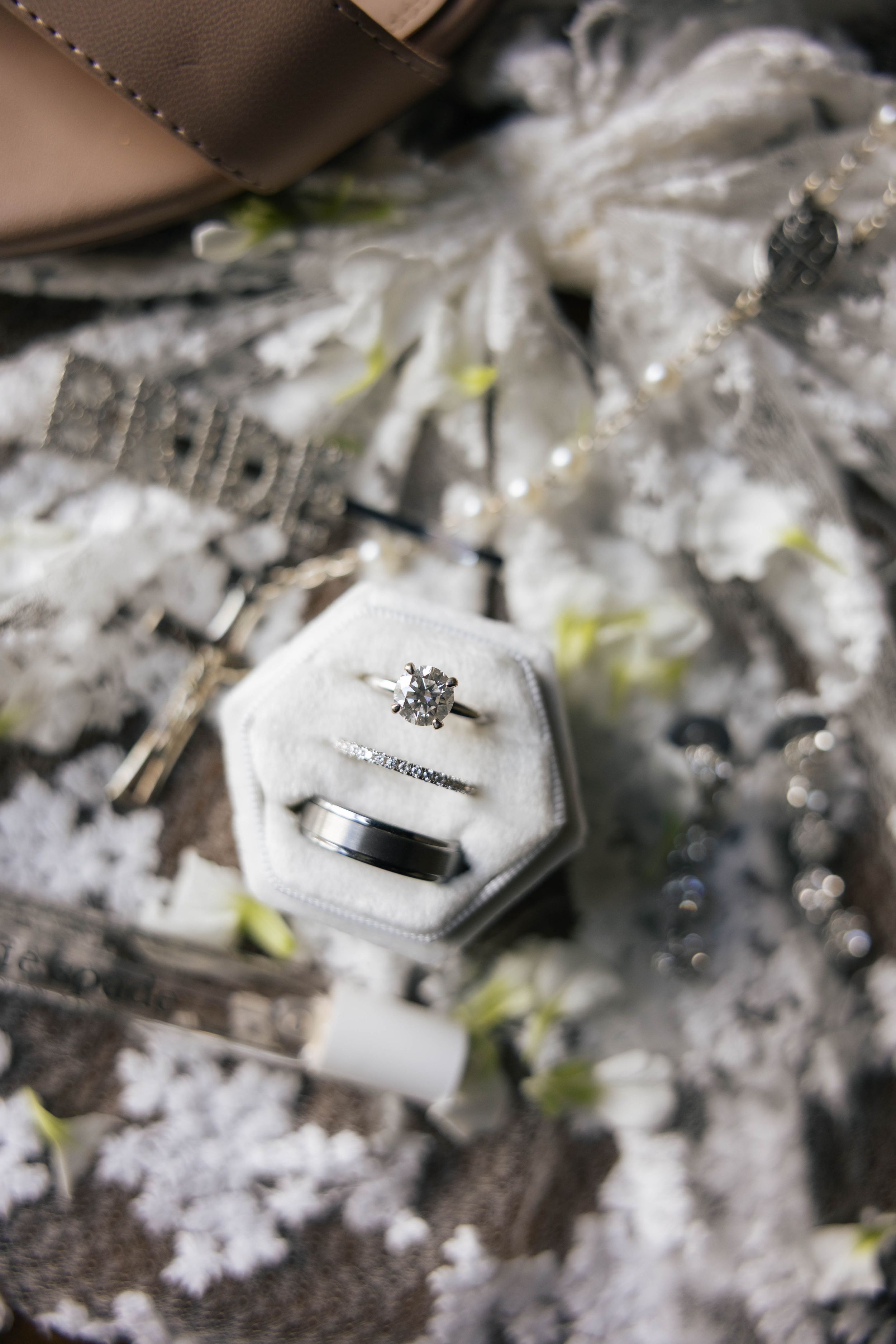 wedding ring detail photos in central, illinois