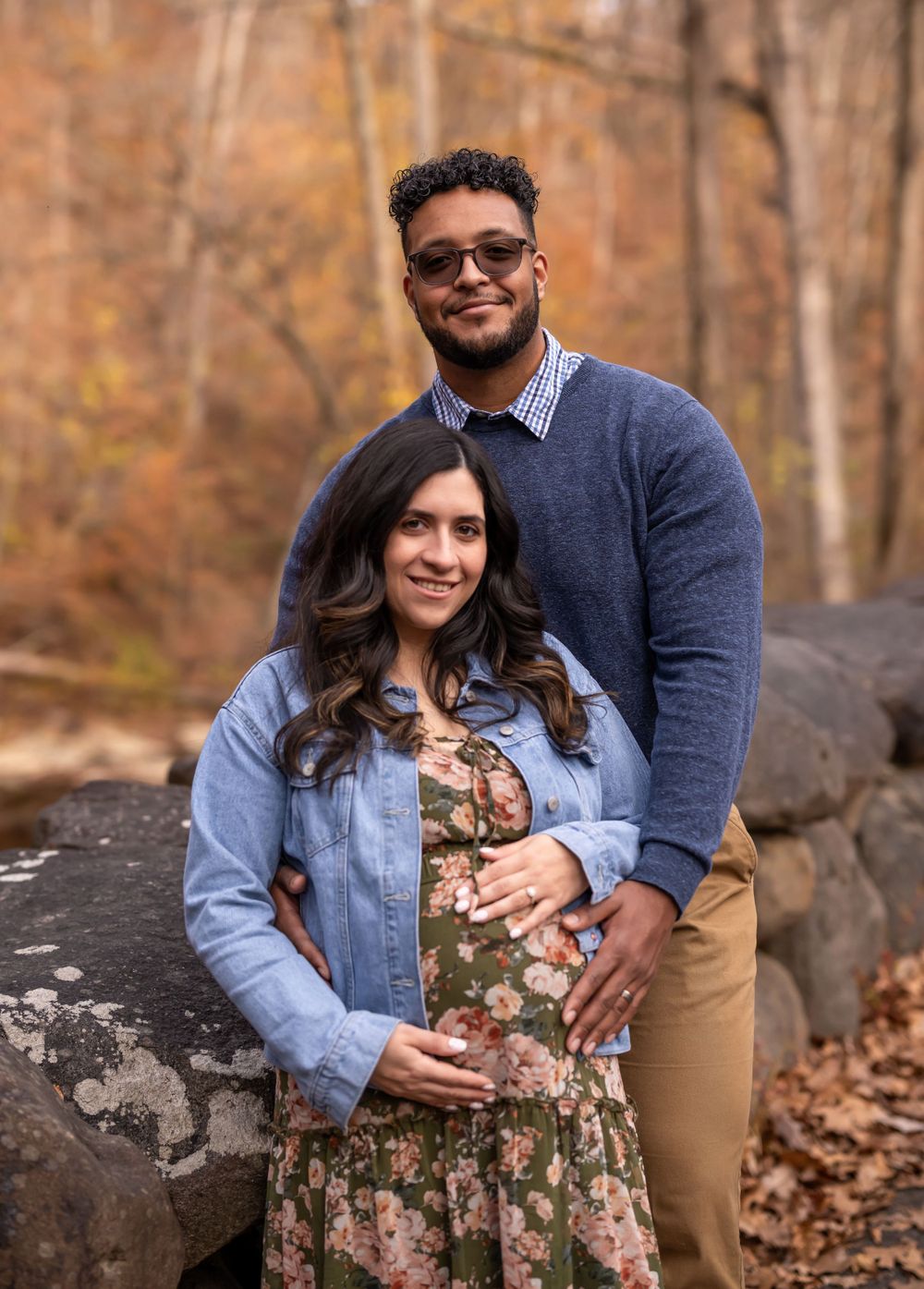 Maryland & Washington DC Maternity Photographer at Rock Creek Park: Boulder Bridge