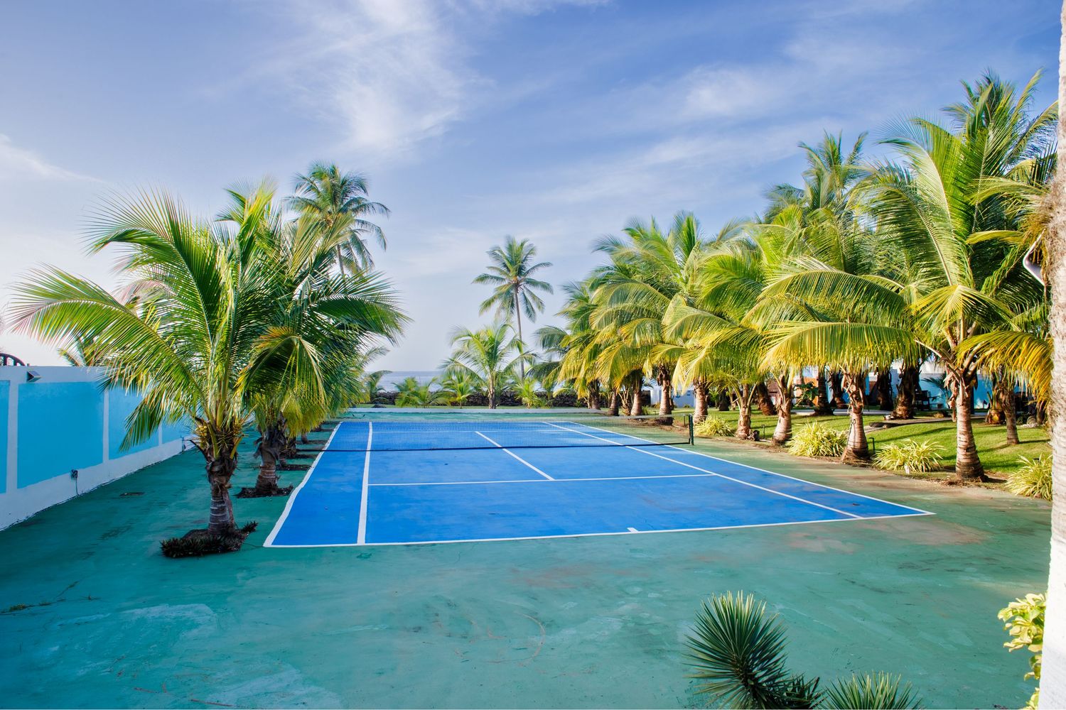 Real estate photography. Tennis court. Vega Baja, Puerto Rico.