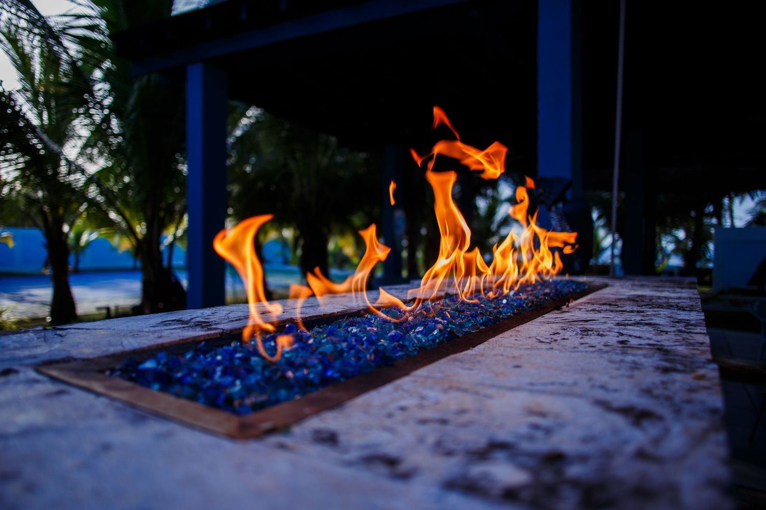 Real estate photography. Firepit. Vega Baja, Puerto Rico.