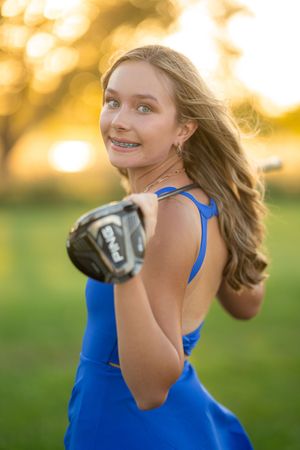 Senior Golfer Sydney Chapman