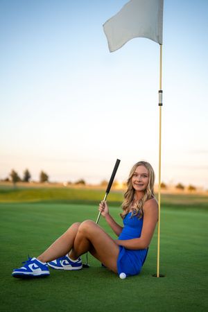Senior Golfer Sydney Chapman
