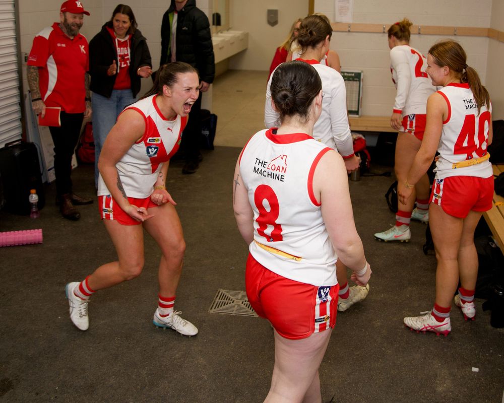 Love that winning feeling - after finals win excitment