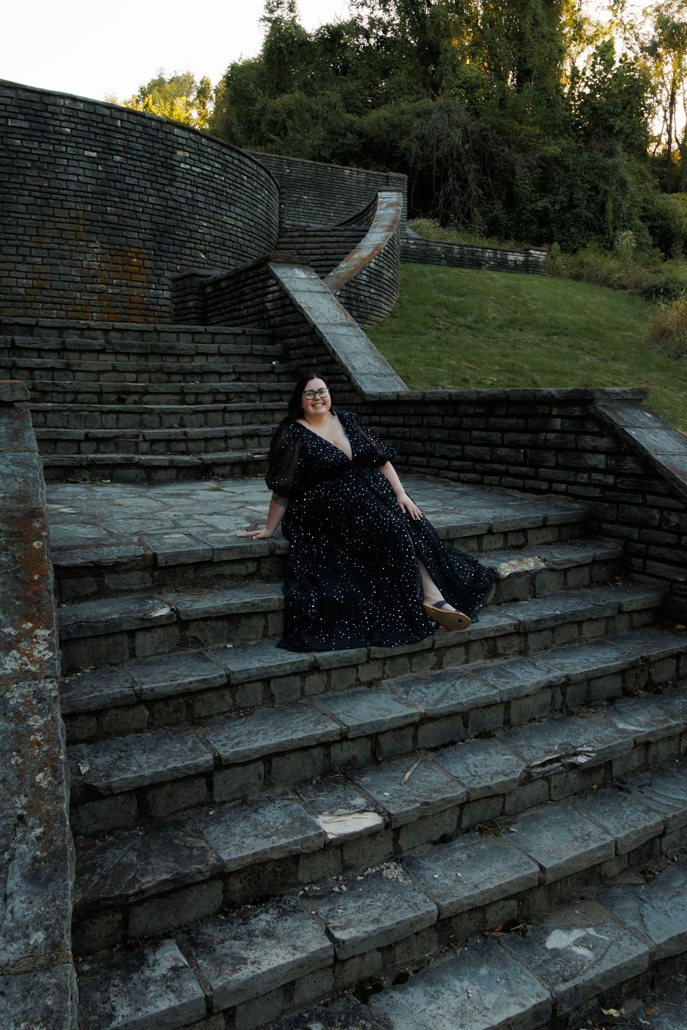 Outdoor portrait photography at Fort Belle Fontaine in Missouri