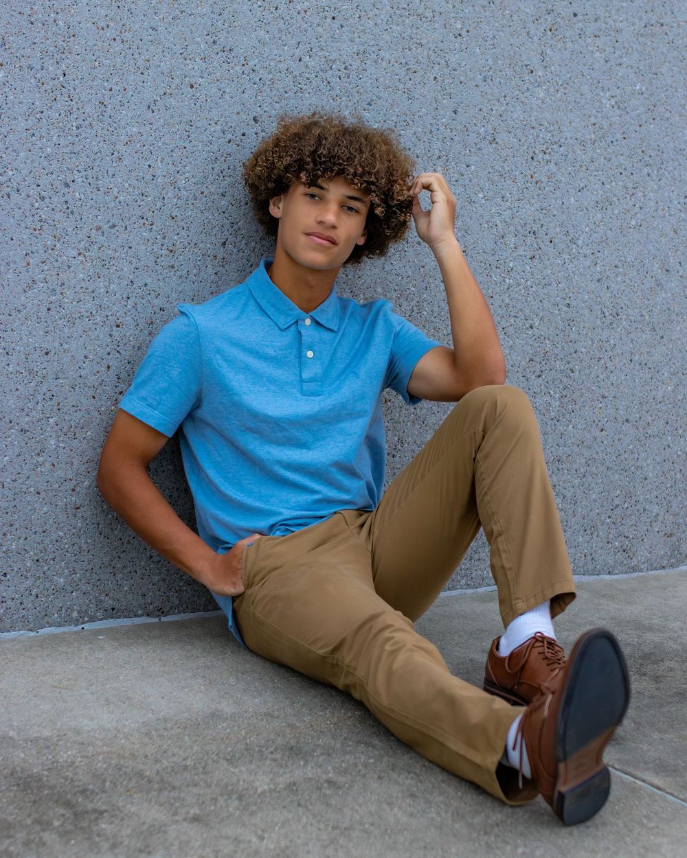 Outdoor senior high school photography. Portrait photography