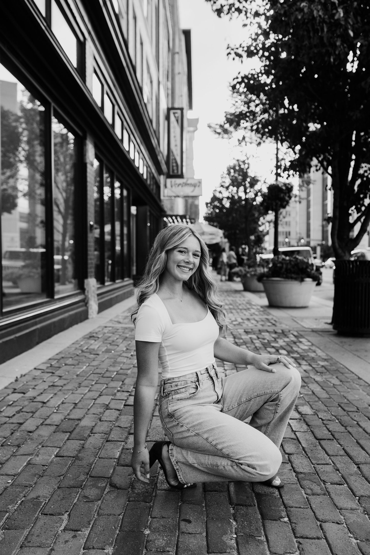 Senior pictures in downtown Wichita Kansas by Photographer Jessica Nadine Photography