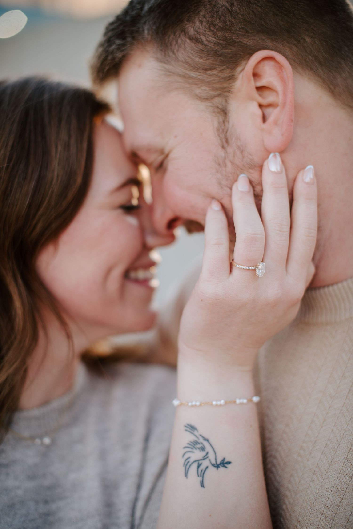 Downtown city engagement session in Wichita, KS - engagement pictures by Jessica Nadine Photography