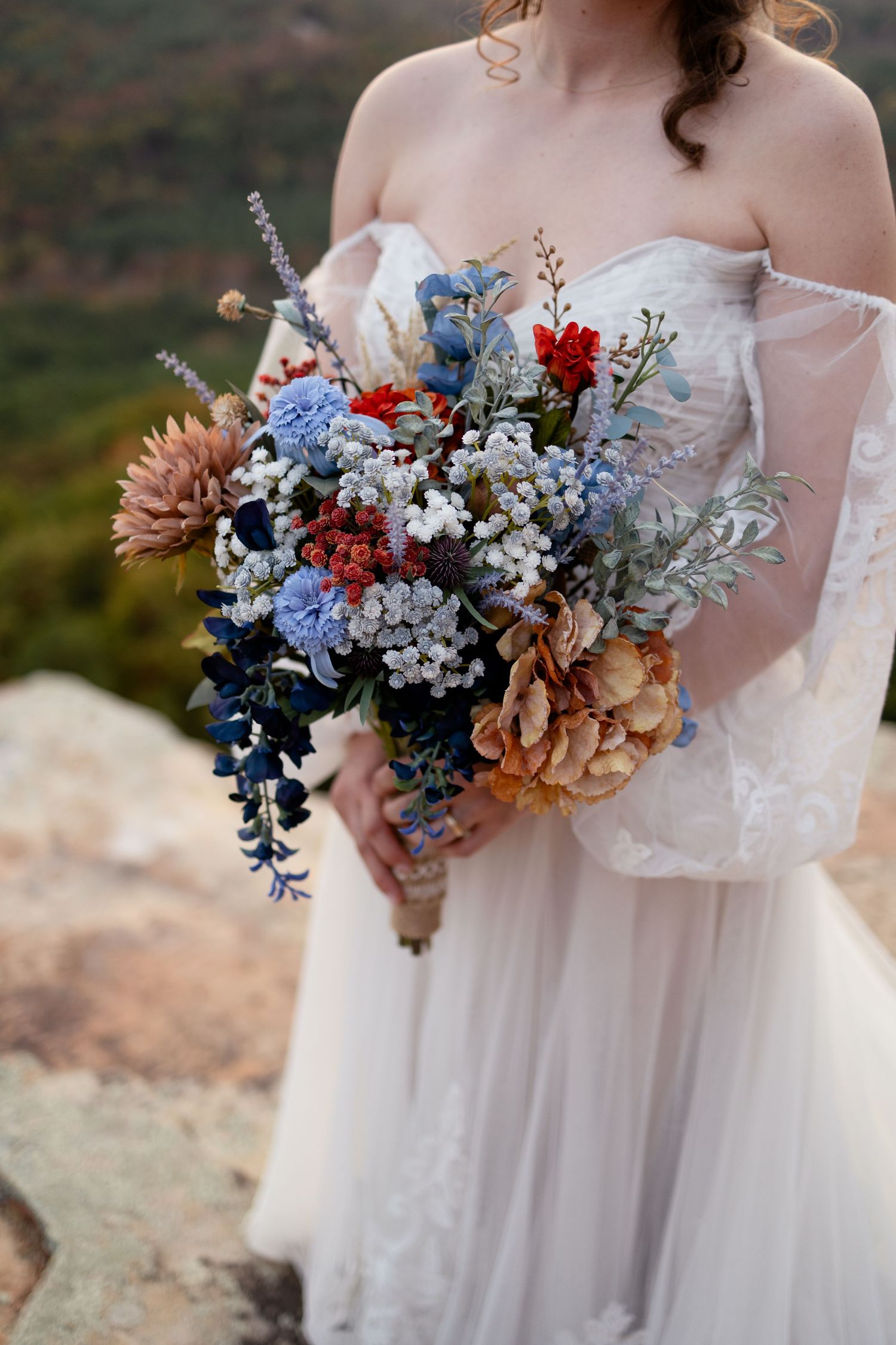 petit jean fall elopement wedding on film details