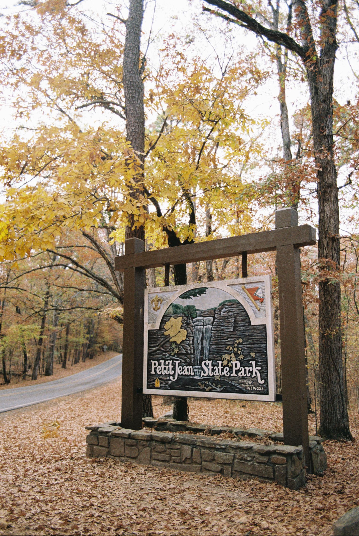 petit jean fall wedding elopement on film