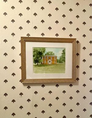 Watercolor home portrait