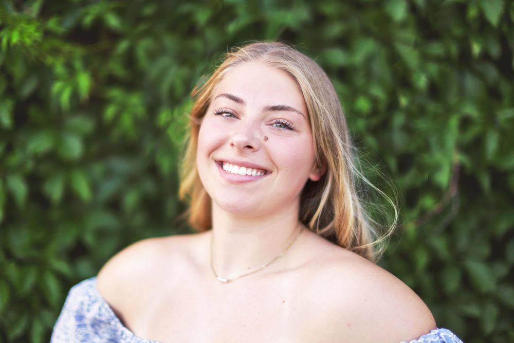 Senior photos along the Lake Superior shoreline near Poplar, WI
